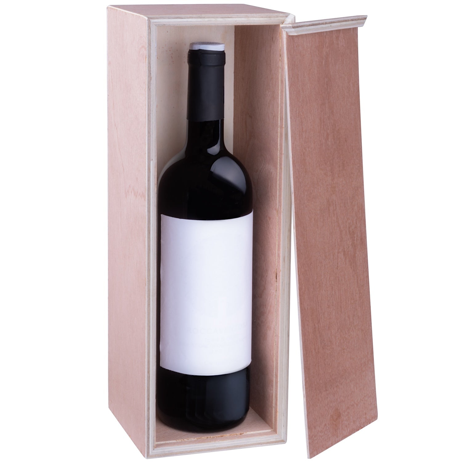 Caja de madera de Sapelli para vino