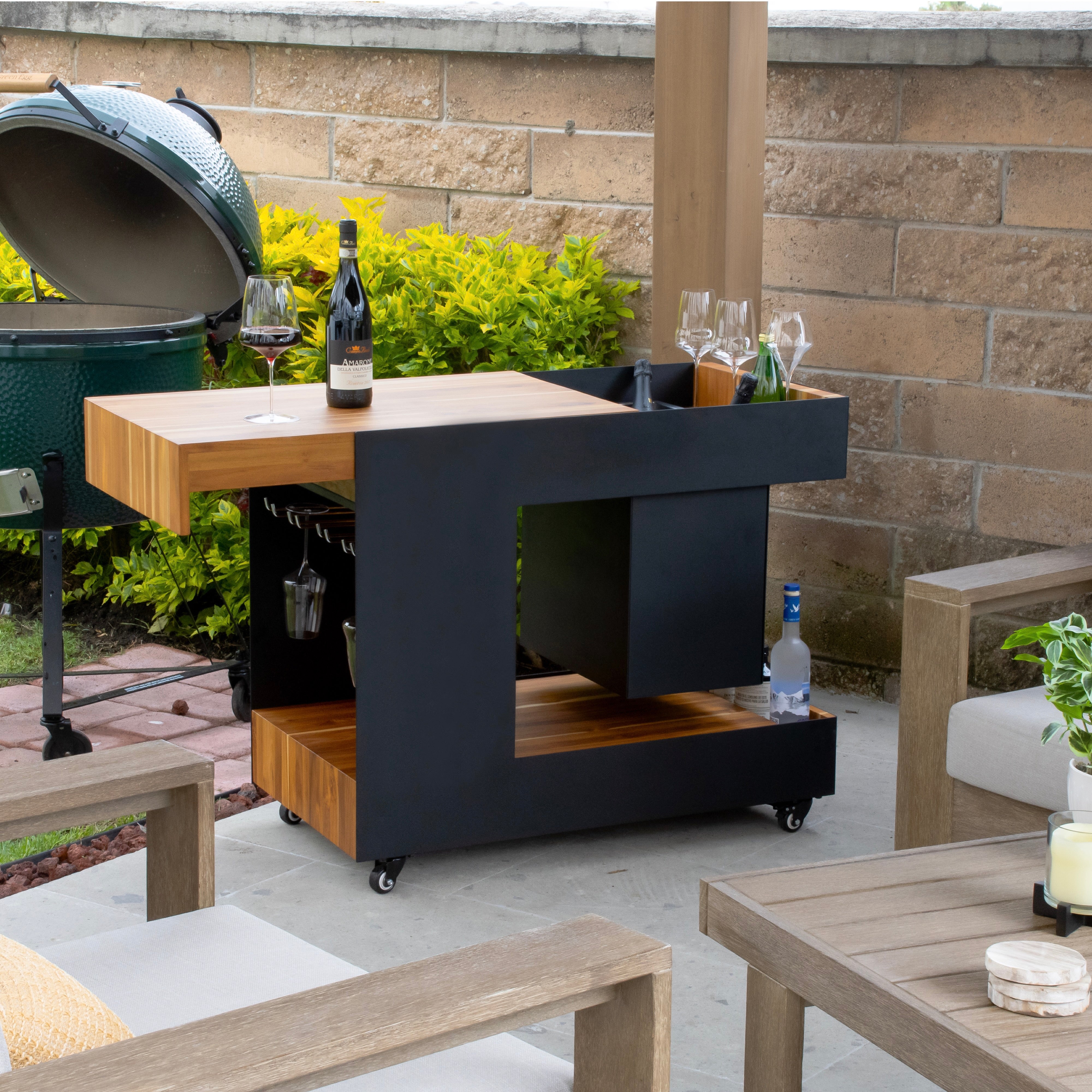 Carrito de servicio para exterior