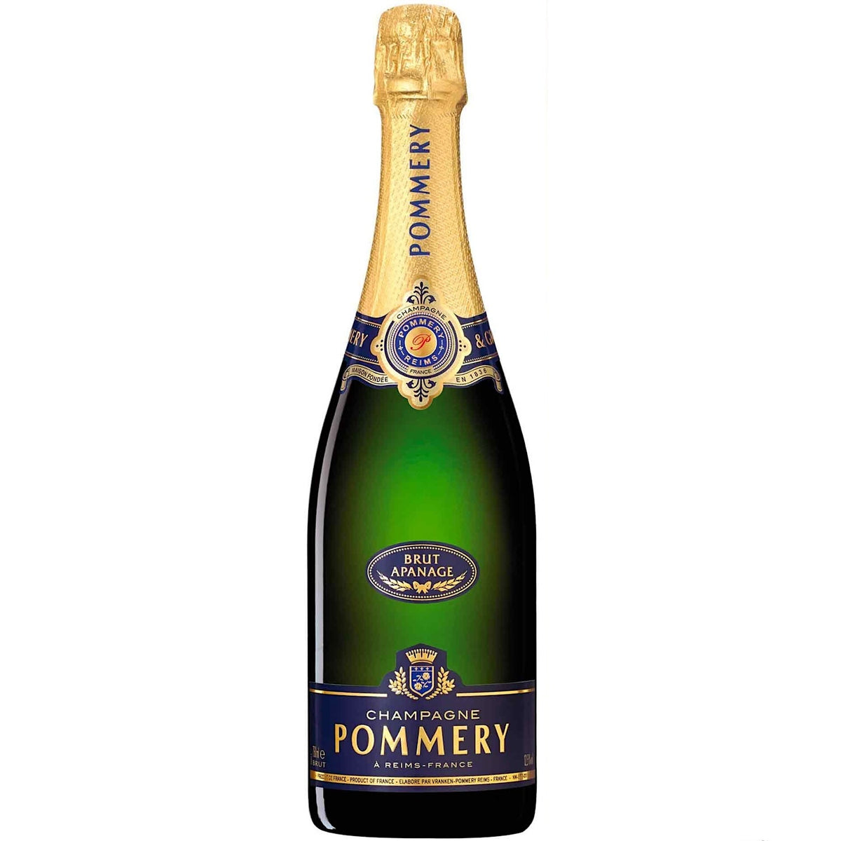 Champagne Pommery Brut Apanage 750 ml | Reims, Francia