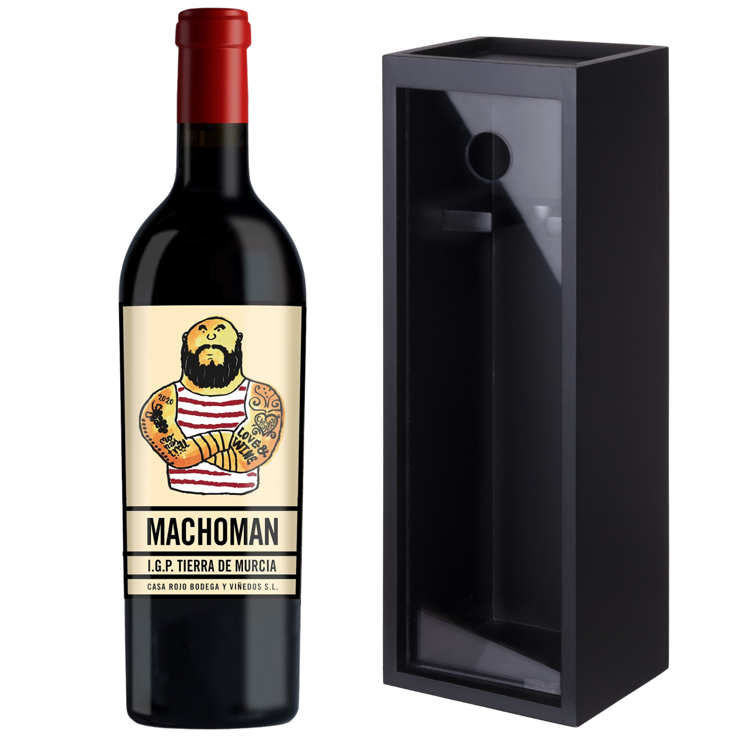 Macho Man Monastrell + Caja de Madera