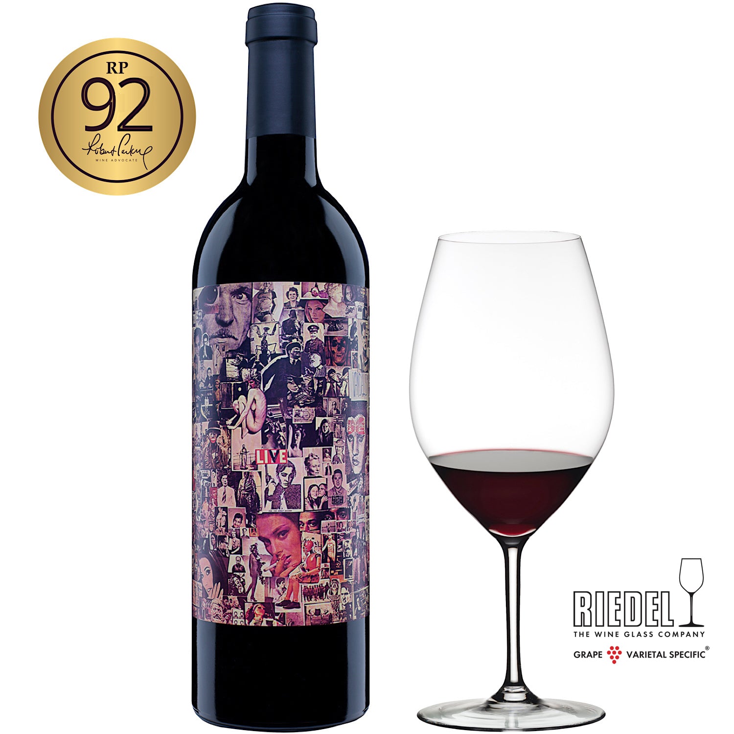 Abstract + Copa Riedel Ouverture Double Magnum