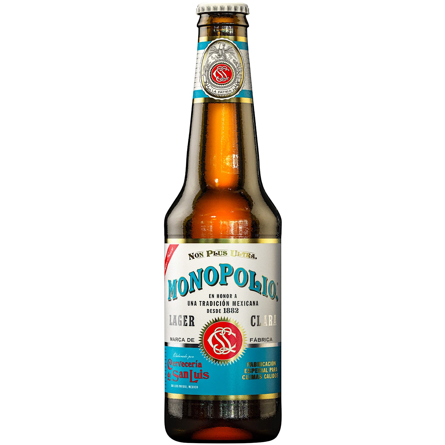 24 Pack Cerveza Monopolio Lager Clara [355ml]