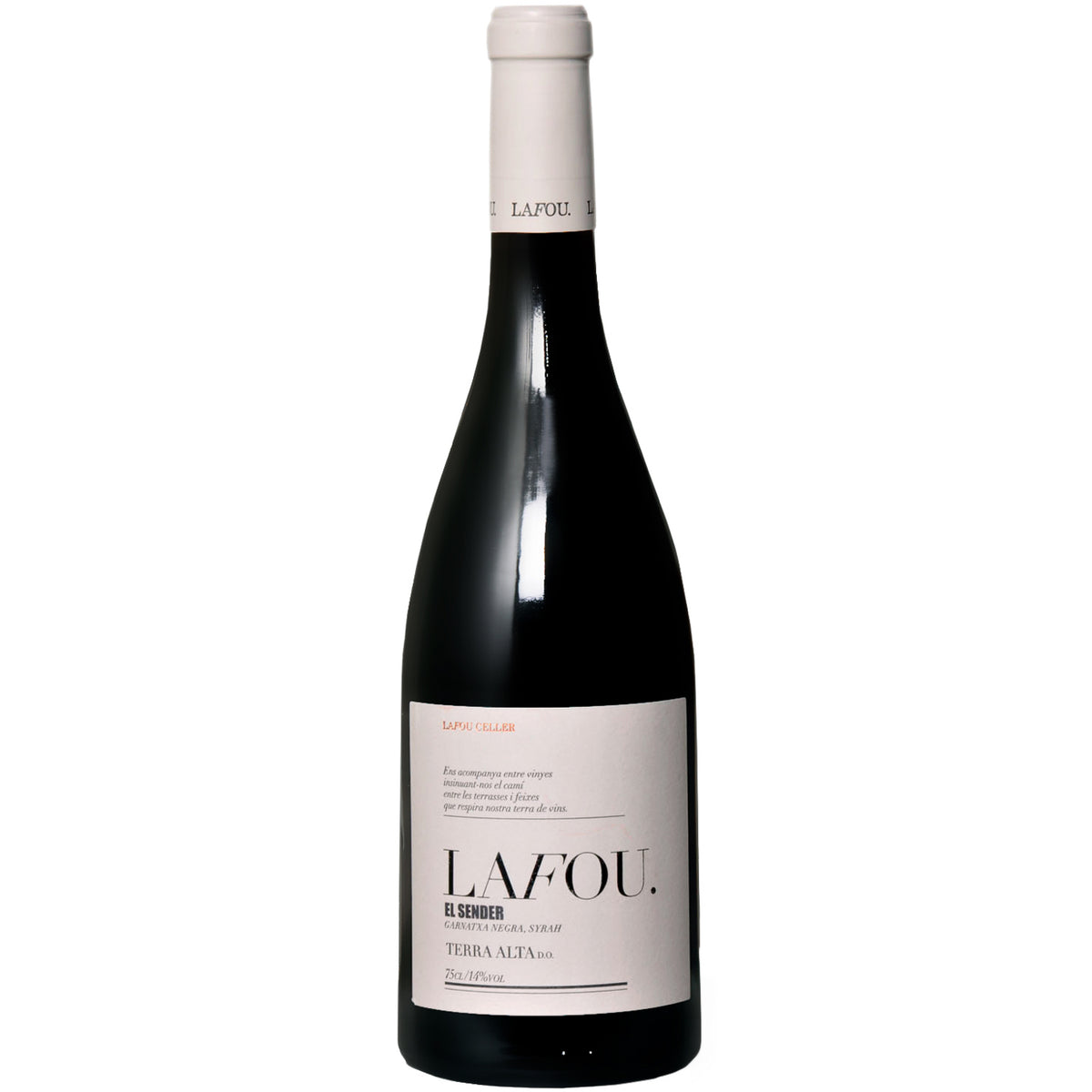 Vino Tinto Lafou El Sender 750 ml | DO Terra Alta, España