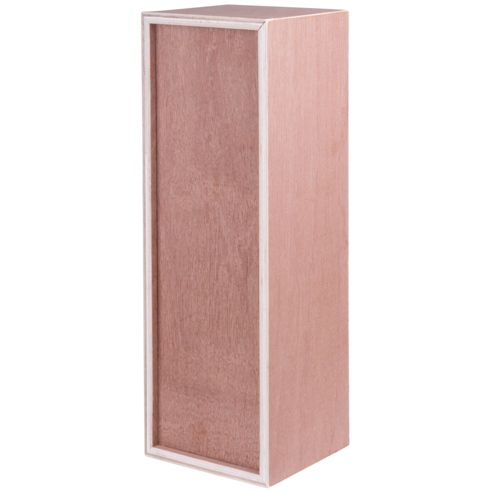 Caja de madera de Sapelli para vino