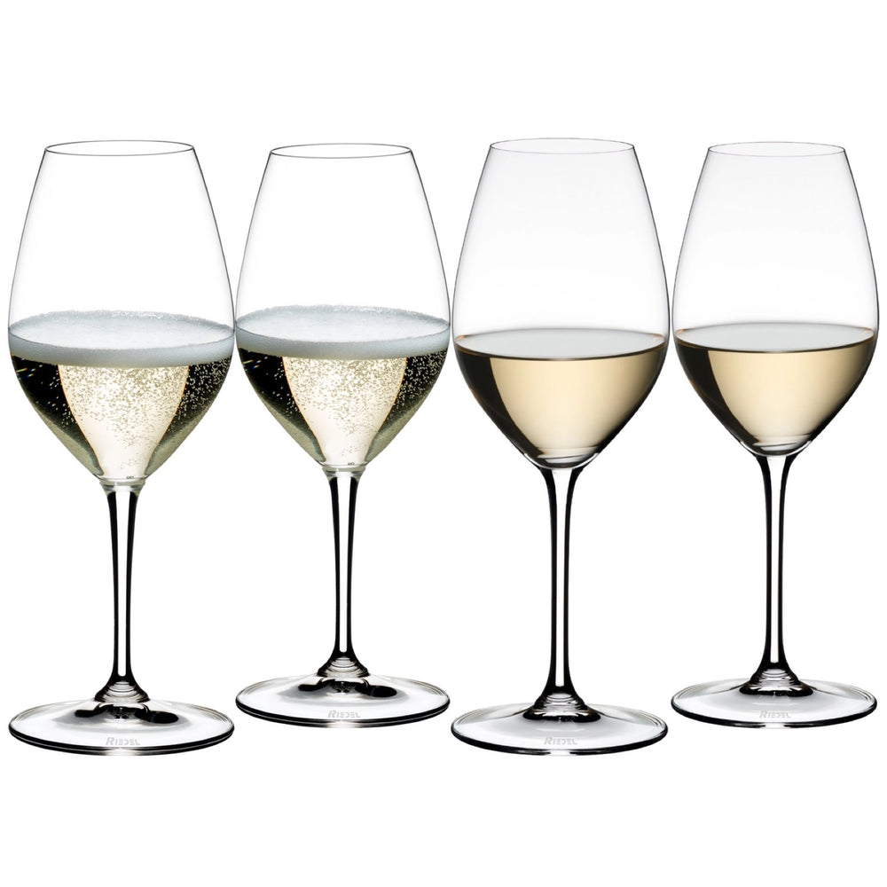Set de Copas Riedel Wine Friendly Vino Blanco/Champagne [caja con 4 copas]