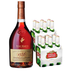 Remy 1738 + 12 Pack Stella [750ml]