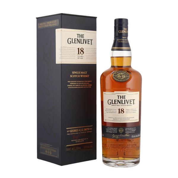 Whisky Glenlivet 18 Años [750ml]